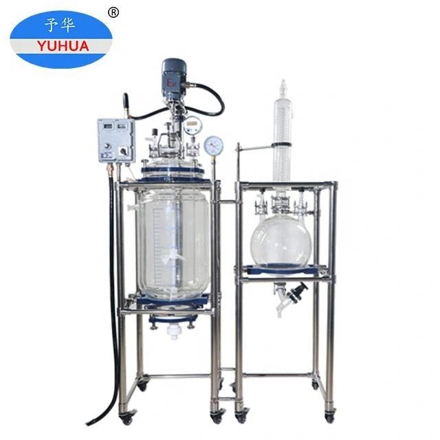 50L Lab Chemical Filter Glass Crystallization Reactor